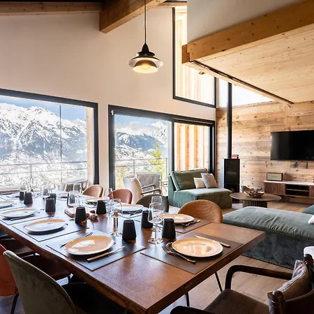 Chalet Neuf A La Plagne, Acces Direct Aux Pistes, Sauna, Parking, 5 - Fr-1-755-39 *