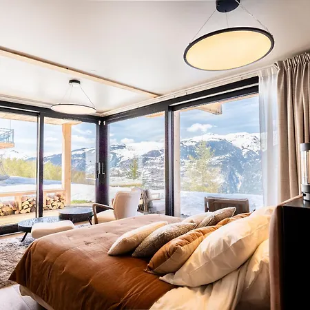 Chalet Neuf à La Plagne, Accès Direct Aux Pistes, Sauna, Parking, 5 - Fr-1-755-39 La Plagne