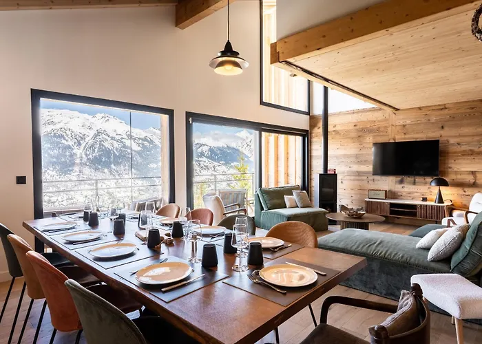 Chalet Neuf A La Plagne, Acces Direct Aux Pistes, Sauna, Parking, 5 - Fr-1-755-39 *