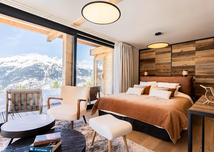 Neuf A La Plagne, Acces Direct Aux Pistes, Sauna, Parking, 5 - Fr-1-755-39 Chalet *